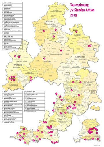 Tourenplan 72-Stunden-Aktion 2019